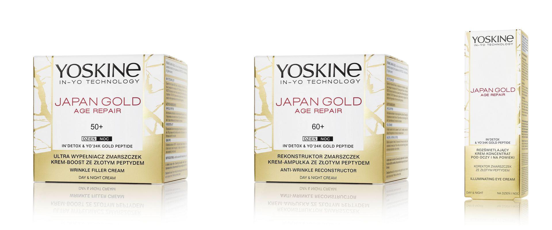 Yoskine Japan Gold - pielęgnacja inspirowana sztuką kintsugi